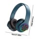 thumbnail image 3 of Auriculares Bluetooth sobre la oreja Auriculares inalámbricos | Auriculares estéreo plegables de alta fidelidad de 40 mm | Bluetooth 5.1 | Reducción de ruido | Batería de larga duración | Tarjeta, 3 of 7