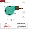 thumbnail image 4 of Cabinet Light Switch, 3-Speed Control, Hunter Compatibility, Bronzed Green, Set Of 2, With UL Approval, CSA Certification, Adjustable Chain Length, Easy Installation, 4 of 6