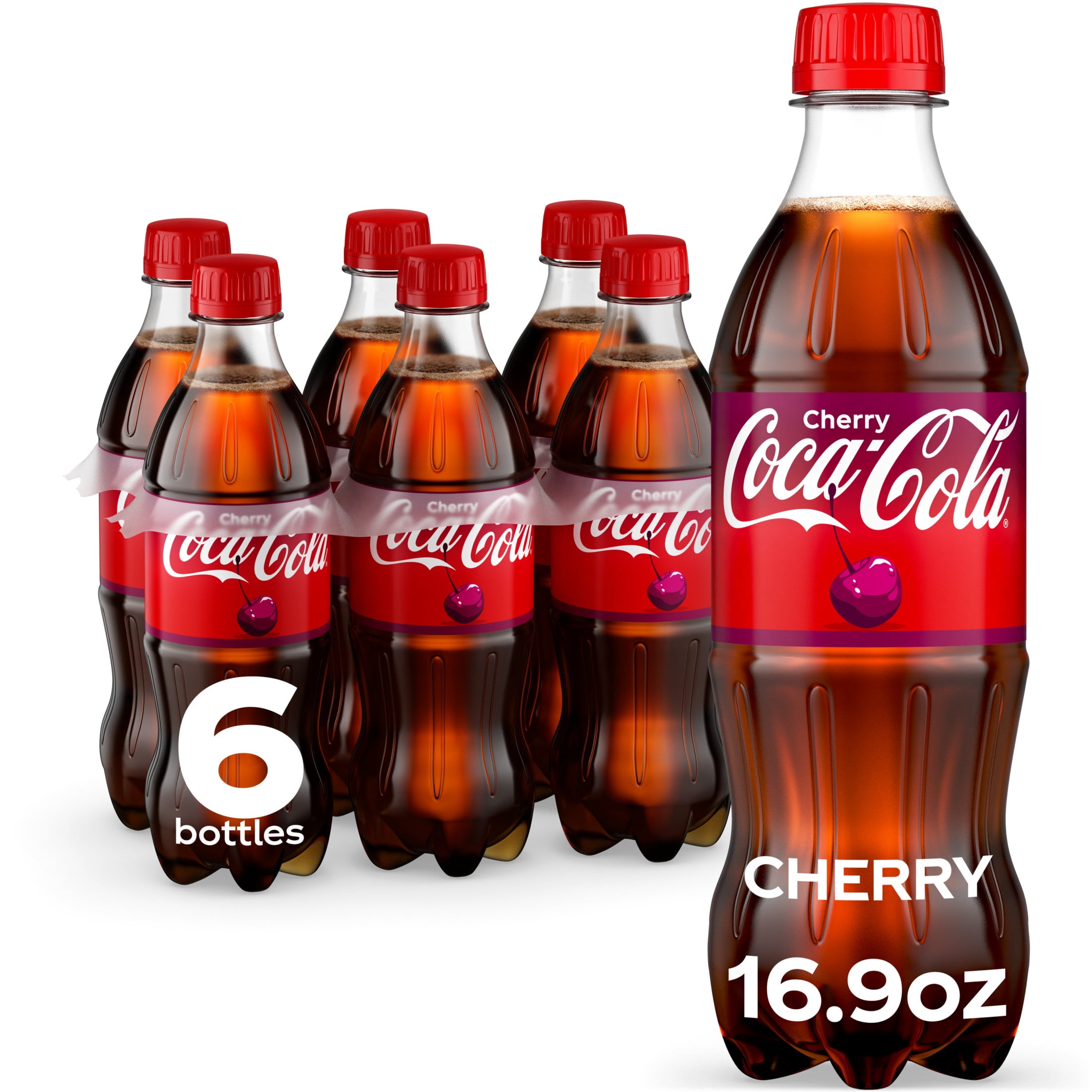 Coca-Cola クラシックボトル 500ml 6本セット Coca-Cola Classic Soft Drink, Refreshing Coke Soda Pop, 16.9 fl oz