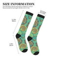 thumbnail image 4 of Sikiie Colourful Tie Dye 1 Pairs Compression Socks for Men and Women 15-20 mmHg Running Support Socks, 4 of 7