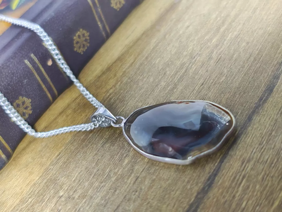 ROYALGEMSTONE Quartz Nugget, Smooth Plain Quartz Nugget Gemstone Necklace