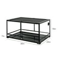 thumbnail image 4 of REPTIZOO Reptile Glass Deep Terrarium with Double Hinge Door 36" x 24" x 18"（67 Gallon), 4 of 5
