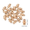 thumbnail image 2 of Phenofice Ensemble de Raccords Droits 25 Pcs pour Accessoires d'Excavatrice Usage Industriel Laiton, 2 of 5