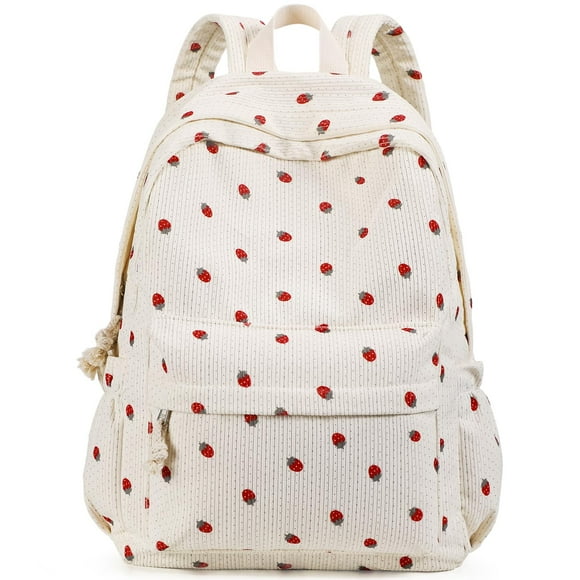 Mochila Unineovo School para niñas, portátil de pana de 17 pulgadas