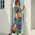 thumbnail image 7 of Lunarable Pineapple Art Sleeveless Dress Women's Summer Suit Dresses for Women 2025 Luxury Party Dress, 7 of 7