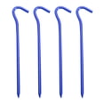 thumbnail image 2 of Estacas Para Tienda Escalada 4 piquetas para tienda de campaña con ganchos, estacas de jardín, clavos para toldo (azul) Likrtyny Para Estrenar, 2 of 7
