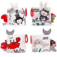 thumbnail image 1 of Baby Kids Fabric Books Early Learning Educational Cloth Book 0-12 Months Develop Cognize Animal Tails Reading ToyDChina He Qiyong unisex, 1 of 1