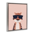 thumbnail image 2 of Stupell Industries Contemporary Cool Tiger in Sunglasses Gray Floating Frame Canvas Art, 25 x 31, by Rachel Nieman, 2 of 8
