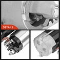 thumbnail image 5 of A-Premium Starter Motor Compatible with Ram 1500 2011-2012, Dodge Ram 1500 Dakota 2006-2010, Durango 2006-2009, Mitsubishi Raider 06-09, 3.7L 4.7L, 12V 1.1KW 9-Teeth Clockwise, 5 of 7