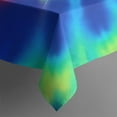 thumbnail image 5 of Colorful Rainbow Tie Dye Spiral Pattern Square Tablecloth,Waterproof Square Table Cover,Wipeable Spillproof Washable Table Cover for Home Kitchen Party Decor 60"x60"(152x152cm), 5 of 6