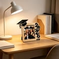 thumbnail image 5 of Graduation Photo 2026 Custom Name Wooden Picture Class Of 2026 Grad Engraved Desk For High School College Graduate, 5 of 6