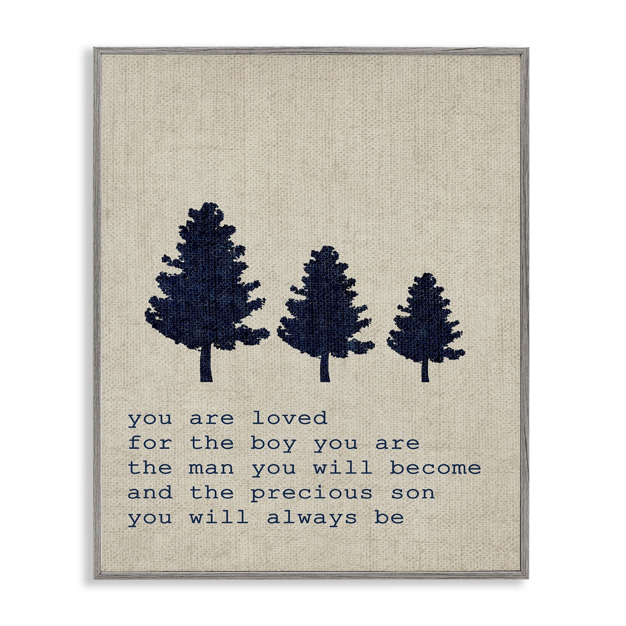 Stupell Industries You are Loved Trees, 24 x 30,Design by Daphne Polselli