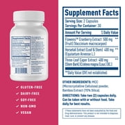 NativePath Bladder Health Supplement, Flowens Cranberry with Horsetail & Pumpkin Seed, Urinary Support Capsules, 60 Count