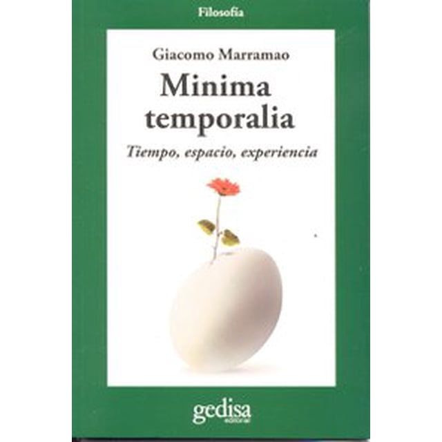 MINIMA TEMPORALIA GEDISA GIACOMO MARRAMAO