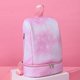 thumbnail image 1 of Mochila de gimnasio unisex multiusos multibolsillo y cremallera para uso diario (rosa), 1 of 7