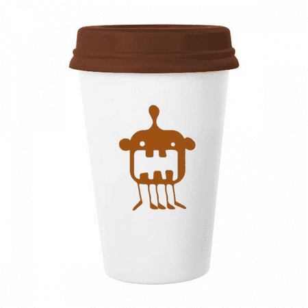 

Universe Alien Monster Alien Creature Mug Coffee Drinking Glass Pottery Cerac Cup Lid