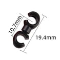 thumbnail image 3 of 10 Uds. Cable de engranaje de freno de bicicleta Clips de estilo S gancho de línea de guía de manguera (negro), 3 of 8