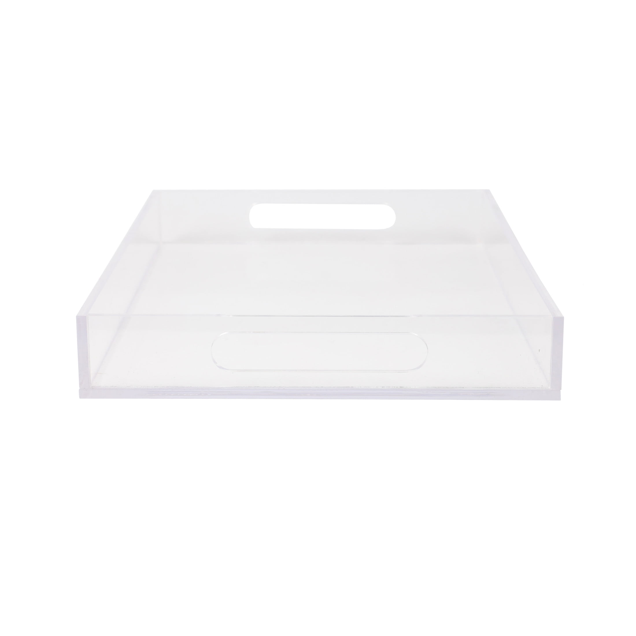 Martha Stewart Brody Acrylic Letter Tray Office Desktop Organizer with Handles, 12.75" x 8.75"