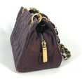 thumbnail image 3 of Pre-Owned CHANEL CC logo Coco mark chocolate bar double chain bag shoulder jersey... (Fair), 3 of 17