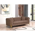 thumbnail image 2 of Contempo Buckle Fabric Modern Style 2 PC Made with Wood in Brown Color, 2 of 11