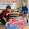 thumbnail image 5 of Spider Remote Control Car Toys for Boys- 360° Rotating RC Stunt Cars 4WD Monster Cars for Kids,2.4GHz Electric Vehicle Toy Car with LED Lights,Birthday Gift for 3 4 5 6 7 8 9 Year Old Boys, 5 of 7
