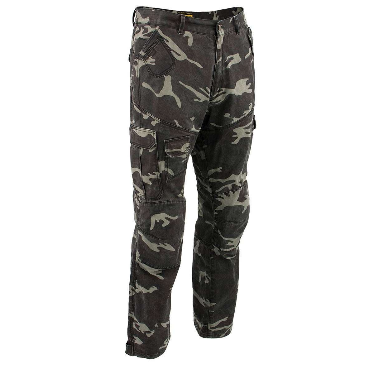 Men Motorbike Camouflage Cargo Pants Reinforced with DuPont™ Kevlar® fiber 