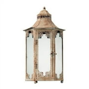 Sterling Industries Vintage Lantern in Distressed Cream