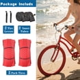 thumbnail image 2 of Neumáticos y tubos para bicicleta SIMEIQI 26 x 2.125 rojos, paquete de 2, 2 of 7