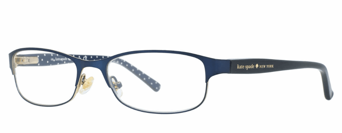Kate Spade Ambrosette Blue Stainless Steel Frame Eyeglasses DA4 NEW -  