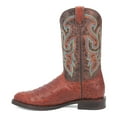 thumbnail image 2 of Dingo Mens Ranger Leather Embroidered Ostrich Print Round Toe Cowboy  Mid C, 2 of 2