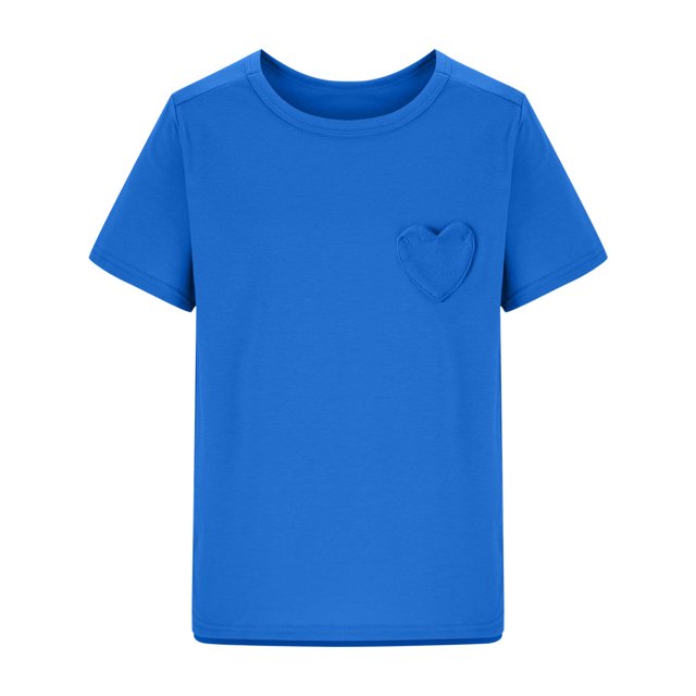 RXIRUCGD 2025 Vêtements d'Été pour Enfants Nouveaux T-Shirts d'Été pour Enfants Manches Raglan Manches Courtes T-Shirt Graphique Col Rond T-Shirt Filles Haut Décontracté