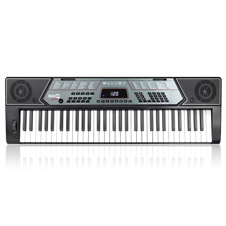 RockJam 61-Key Electronic Piano Keyboard Kit with Stand, Bench & Headphones photo 5