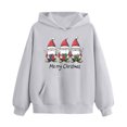 thumbnail image 6 of Piuwrlz Toddler Sweatsuits Sets 2pcs Girls Jogger Set Pocket Christmas Round Neck Sweats and Sweatpants Gray Size 4 Years, 6 of 9