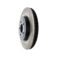 thumbnail image 4 of Stop Tech Power Slot Brake Rotor 126.63061SL SportStop Slotted; Silver E-Coated; Alloy; Single, 4 of 5
