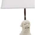 thumbnail image 3 of SAFAVIEH Foo Dog 28.5 in. H Solid Table Lamp, Cream, Set of 2, 3 of 5