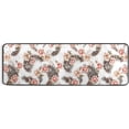 thumbnail image 5 of SKYSONIC 2'X6' Spring Leopard Flowers Runner Rug with Rubber Backing, Non Slip Entryway Rug Runner Washable Soft Area Rug Carpet for Hallway Bedroom Kitchen Decor, 5 of 6