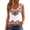 White, variant on XMYRZ Tank Tops for Women 2026 Trendy Summer V Neck Sleeveless T Shirts Spring Clothes Casual Loose Blouses for Daily Going Out