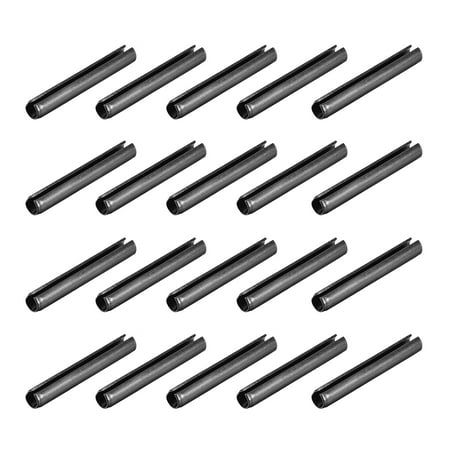 

Slotted Spring Pin -6mm x 45mm Plain Finish 65Mn Roll Assortment Kit for Small Machine Projects 20Pcs