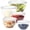 Clear, variant on Greentainer Plastic with Lids Set for Kitchen, 5 Set Nesting Bowls for Mixing, Baking, Prepping, Cooking and Serving Food, Mixing Bowls Dishwasher, Microwave Safe