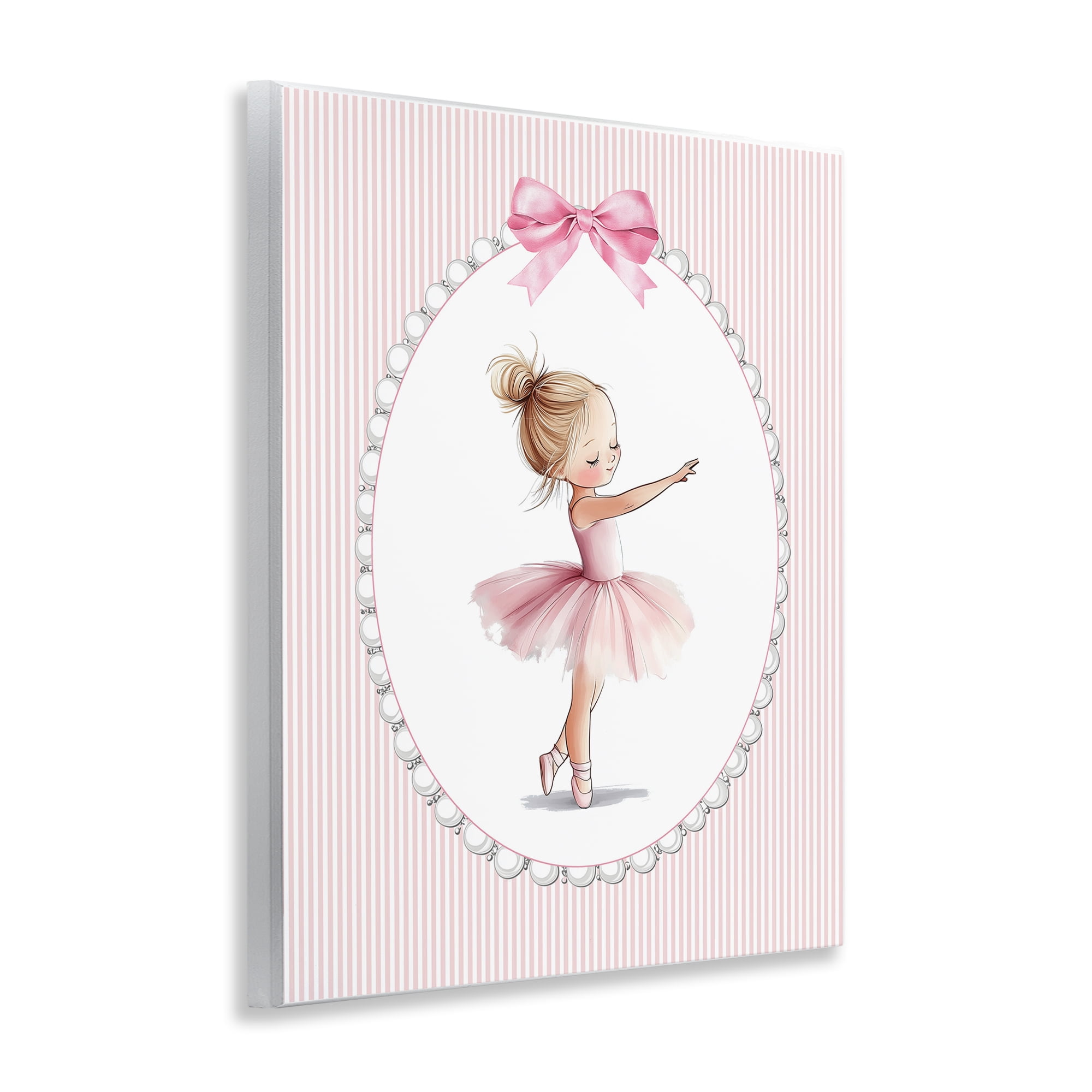Stupell Industries Blush Pink Ballerina Wall Plaque Art, design by Christine Simpson Art