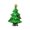 F, variant on Christmas Miniature Micro Snowy Scene Festive Decor Christmas Tree Ornament