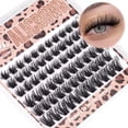 thumbnail image 1 of ORUYROP Lash Clusters 66Pcs Eyelash Extension Natural Wispy DIY Lash Extension Asian Eyelash Clusters 10-16MM Fluffy Eyelashes Extensions ALICROWN, 1 of 7