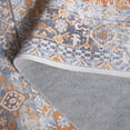 thumbnail image 6 of Safavieh Arizona Jemima Medallion Polyester Machine Washable Area Rug, Rust/Gray, 5' x 8', 6 of 11