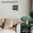 thumbnail image 4 of TIMIFIS Digital Alarm Clock With LCD Display Thermometers Hygrometer Digital Temperature Humidity Monitor Snooze Alarm With Smart Clock Calendar -, 4 of 6