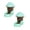 2Pack B 9.1" x 9.4", variant on Pets Auto Feeder, Automatic Cat & Dog Gravity Food & Water Dispenser, Mushroom Shape Pet Food & Water Bowl for Small to Medium Pets, Puppy & Kitten - Blue 9.1" x 9.4"