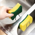 thumbnail image 3 of Maytalsory 5 Pieces Sponge Holder Rustproof Adjustable Self Adhesive Hook Multifunctional Drain Drying Rack Kitchen Bathroom Sink, 3 of 6
