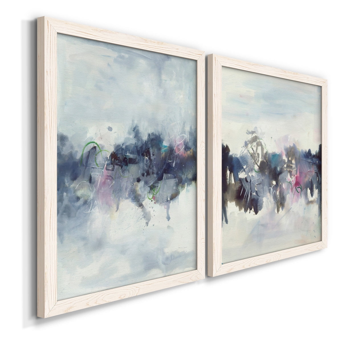 Birds I - Premium Framed Canvas 2 Piece Set - Ready to Hang