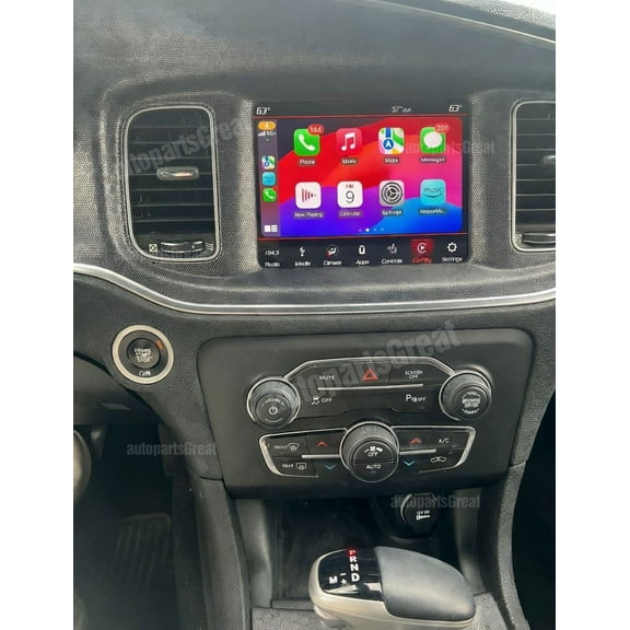 For 2015-2021 Dodge Challenger Charger Android 14.0 CarPlay Car Stereo Radio GPS SWC