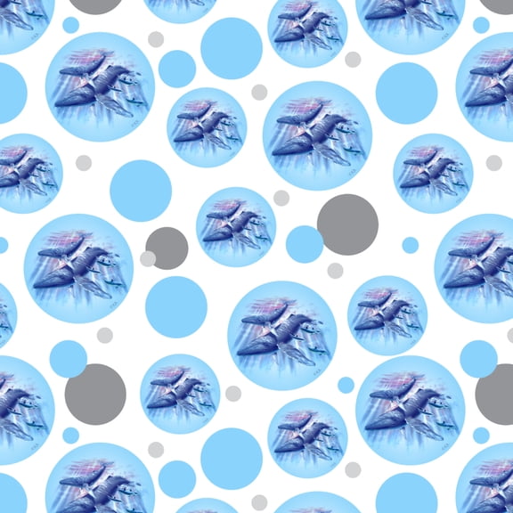 Humpback Whales Ocean Dance Premium Gift Wrap Wrapping Paper Roll