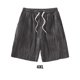 thumbnail image 3 of Qarigey Pantalones de encaje de hielo, pantalones cortos holgados, lavables, transpirables, con cierre de piel, Unisex, moda para correr, Prendas para la parte inferior del cuerpo Gris 4XL, 3 of 6